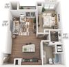Larkspur Floorplan Larkspur Floorplan at Vistas at Jackson Creek, Monument, 80132